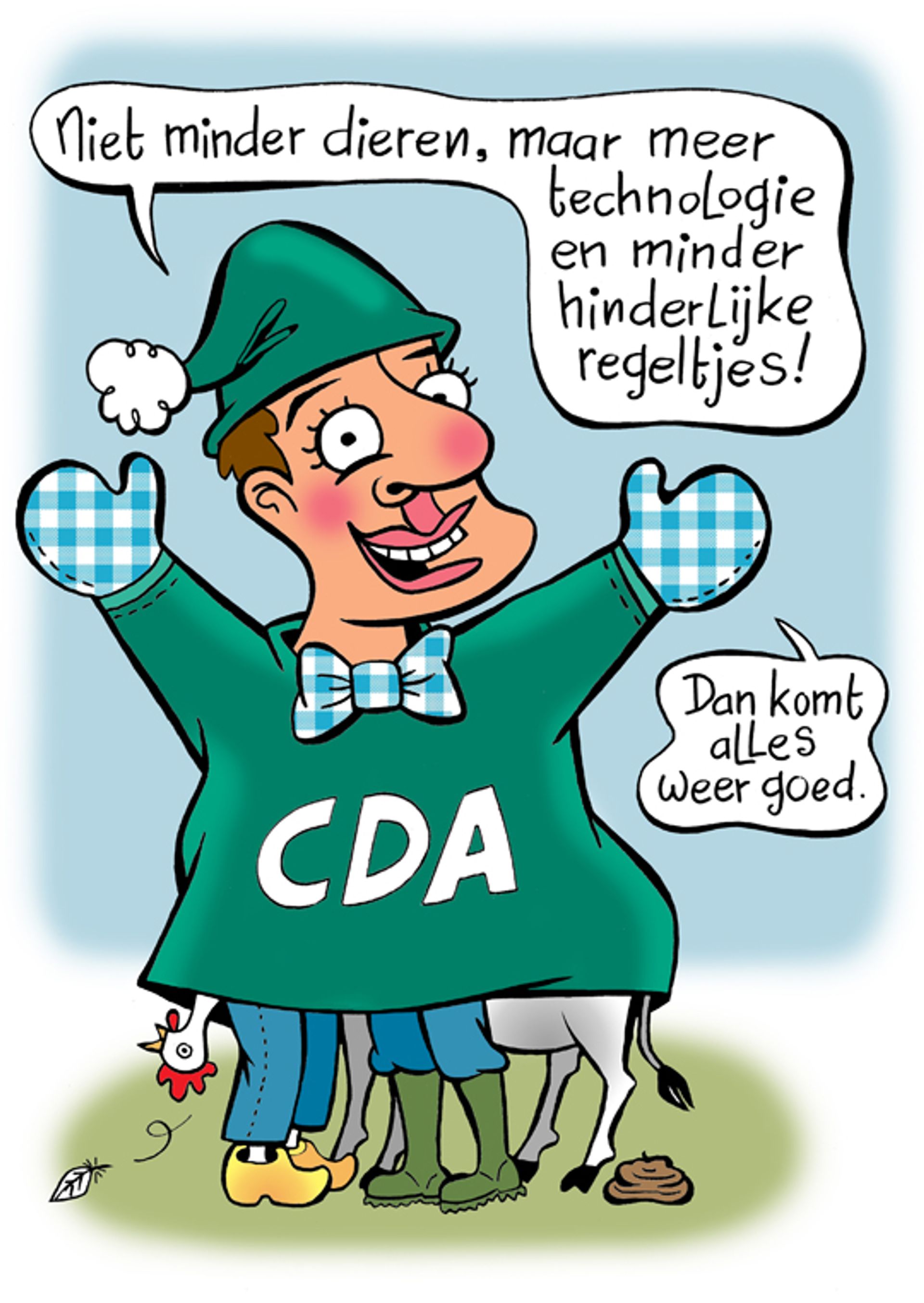 CDA-boerenpartij-plat